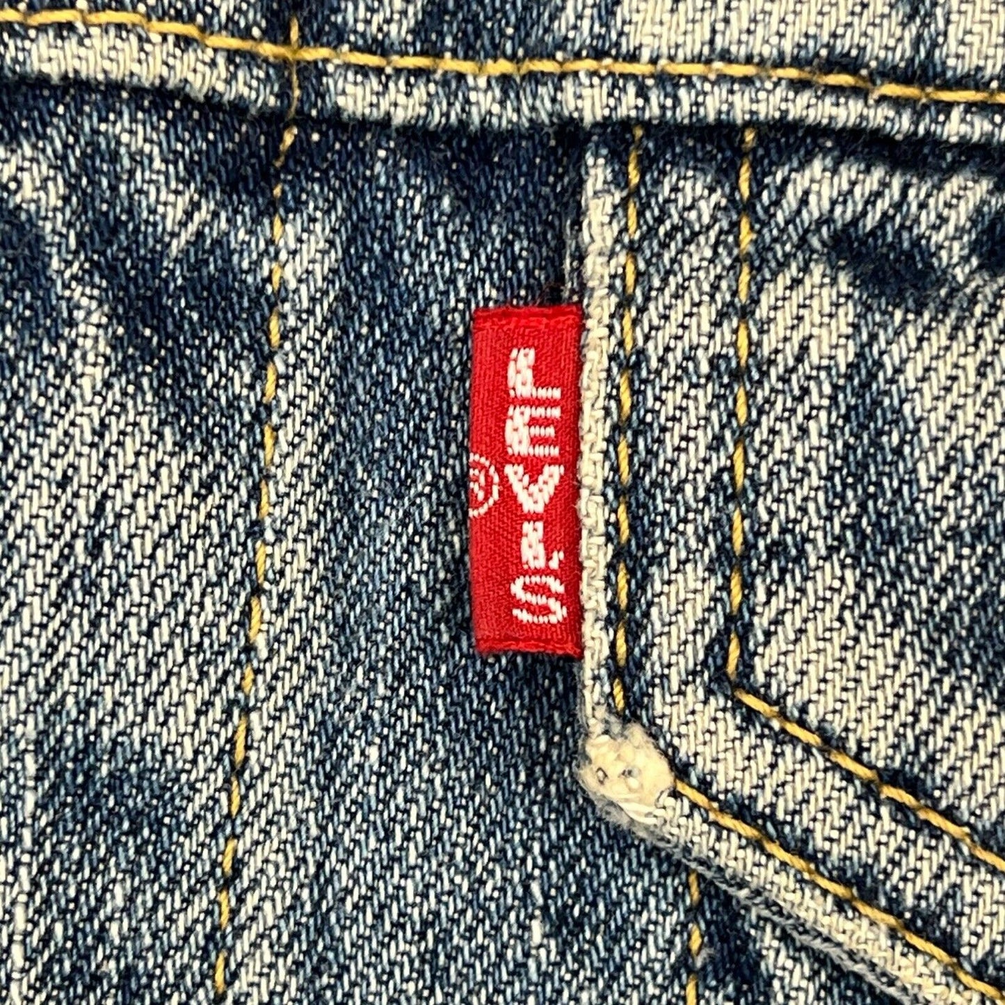 VTG 90s JAPANESE BIG E LEVIS TYPE 3 TRUCKER DENIM JACKET 1960s LVC MOD SKIN 38 S