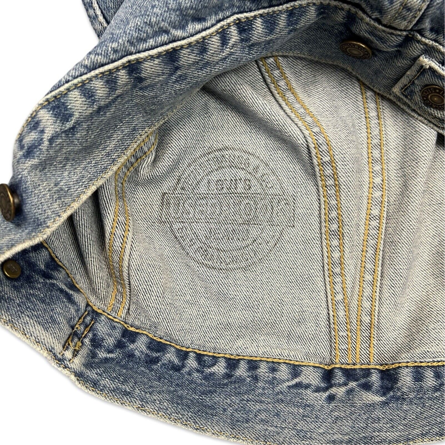 VTG 90s JAPANESE BIG E LEVIS TYPE 3 TRUCKER DENIM JACKET 1960s LVC MOD SKIN 38 S