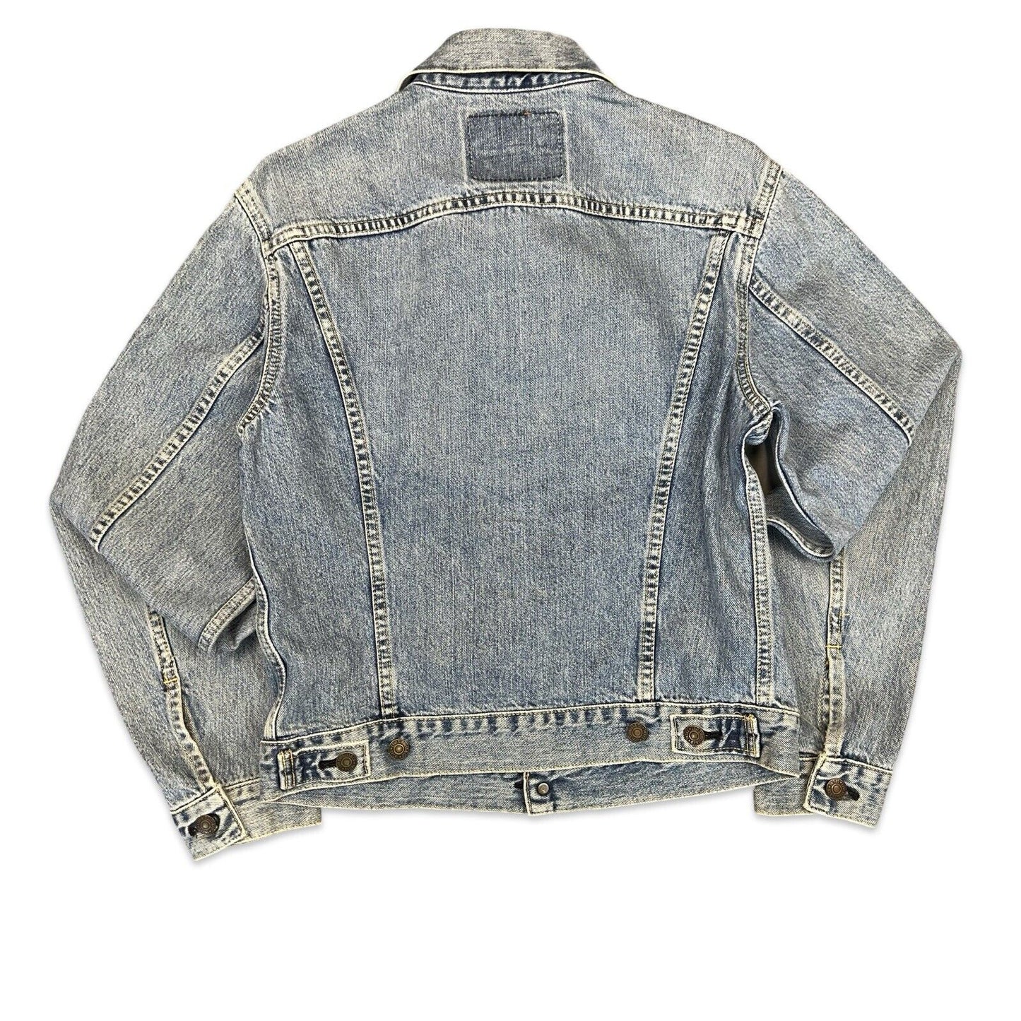 VTG 90s JAPANESE BIG E LEVIS TYPE 3 TRUCKER DENIM JACKET 1960s LVC MOD SKIN 38 S