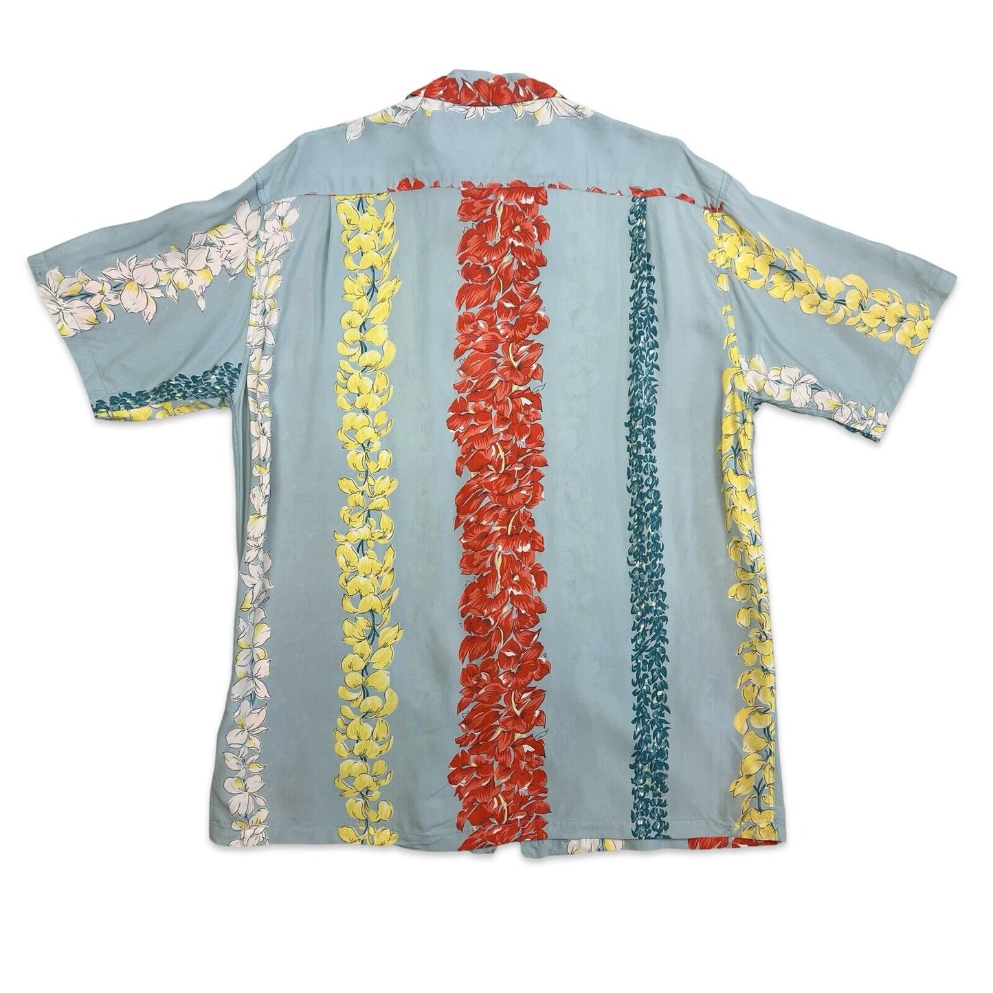 VTG SUN SURF COLLECTABLE RAYON HAWAIIAN ALOHA SHIRT 40s 50s TIKI ROCKABILLY L 42