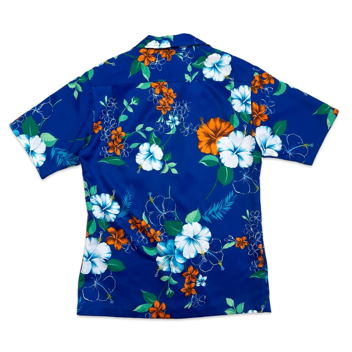 VTG 1970s SUN MARI FASHIONS HAWAIIAN ALOHA SHIRT TIKI USA ROCKABILLY SURF S 36”