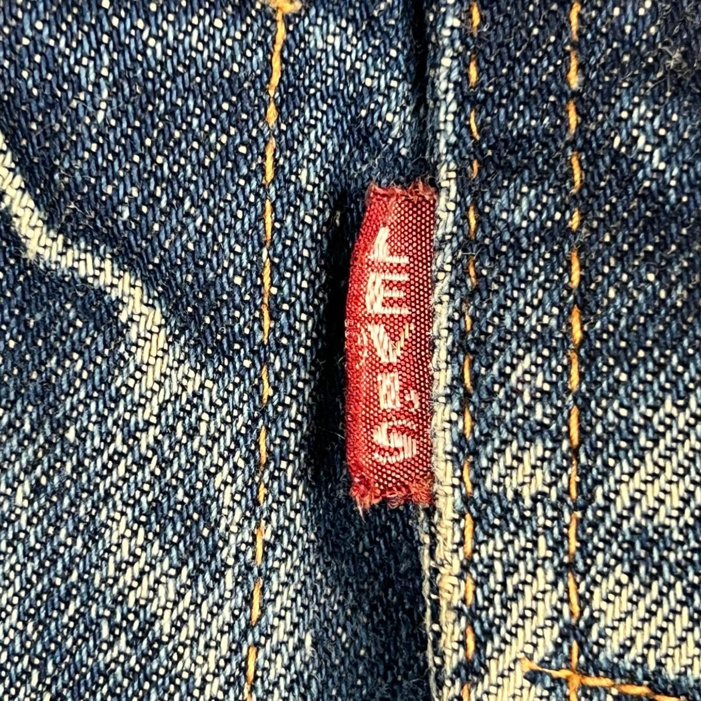 VTG ORIGINAL 1960s LEVIS BIG E TYPE 3 TRUCKER DENIM JACKET 45 STAMP MOD 36” SML