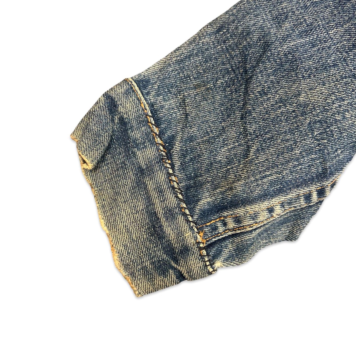 VTG ORIGINAL 1960s LEVIS BIG E TYPE 3 TRUCKER DENIM JACKET 45 STAMP MOD 36” SML