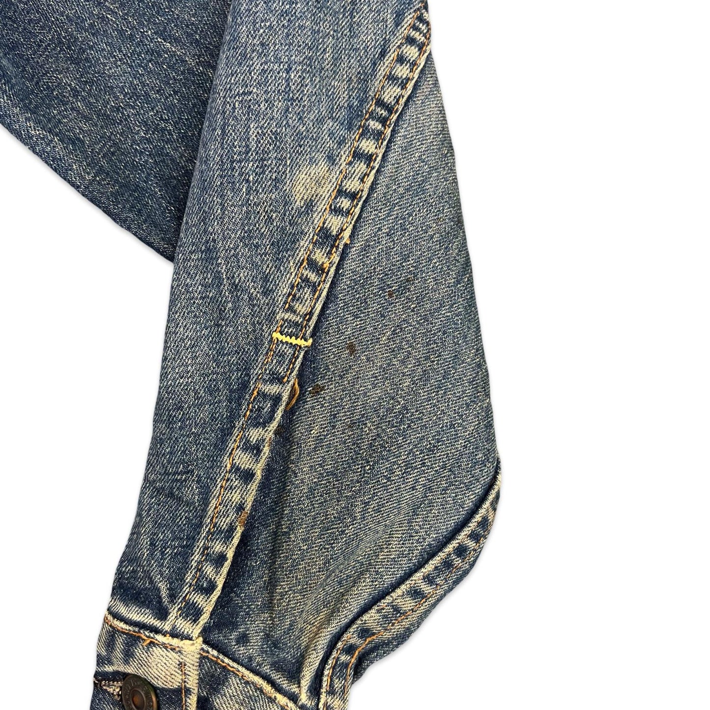 VTG ORIGINAL 1960s LEVIS BIG E TYPE 3 TRUCKER DENIM JACKET 45 STAMP MOD 36” SML