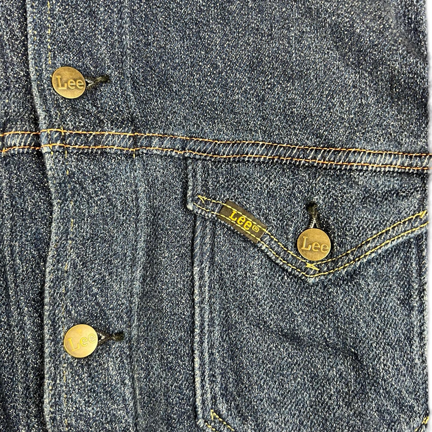 LEE JAPANESE UNUSUAL SOFT THICK FLANNEL DENIM JACKET M 40”