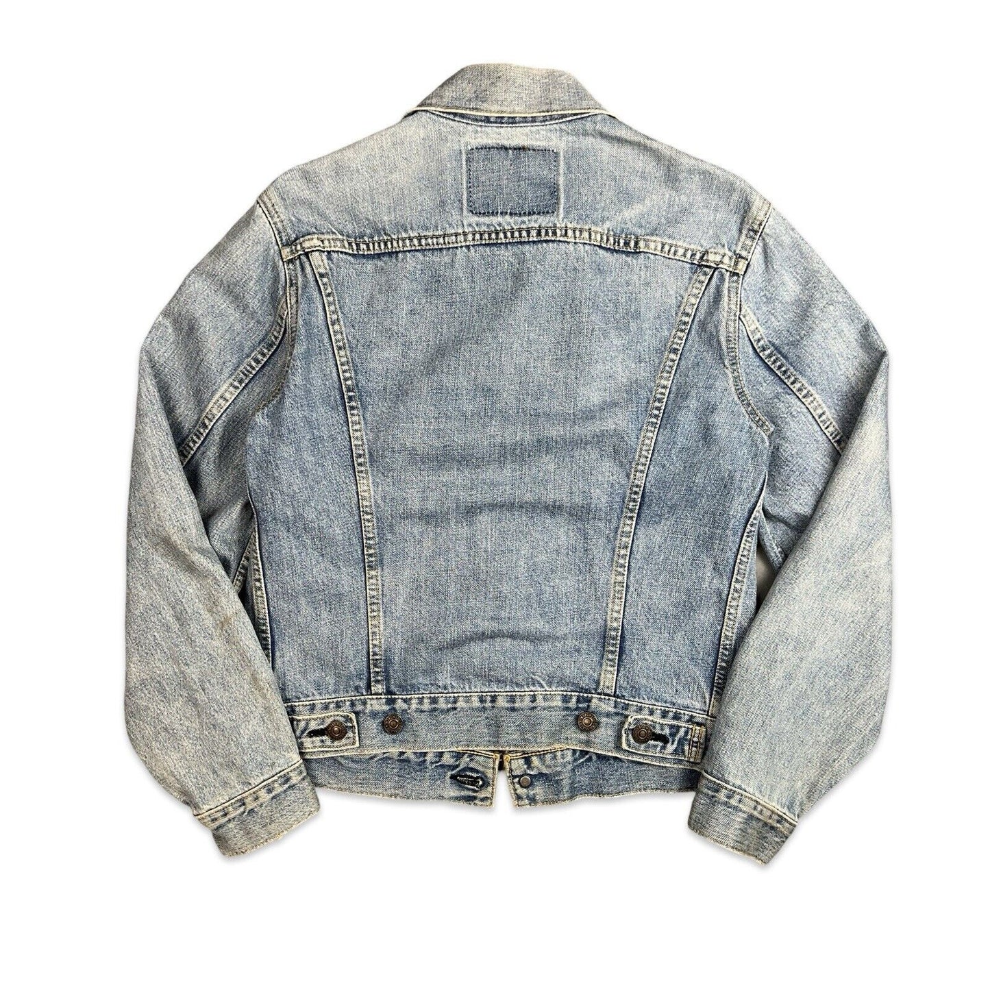 VTG 90s LEVIS JAPANESE BIG E RED TAB TYPE 3 TRUCKER JACKET 60s 70s LVC XS 34