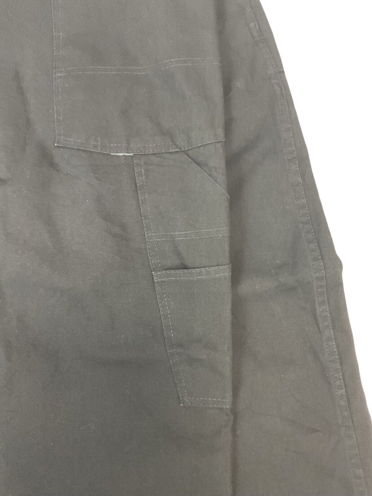 BLACK USA BEN DAVIS UNION MADE DUNGAREES LIGHT DUCK CANVAS DUNGAREES 40’W 31”L