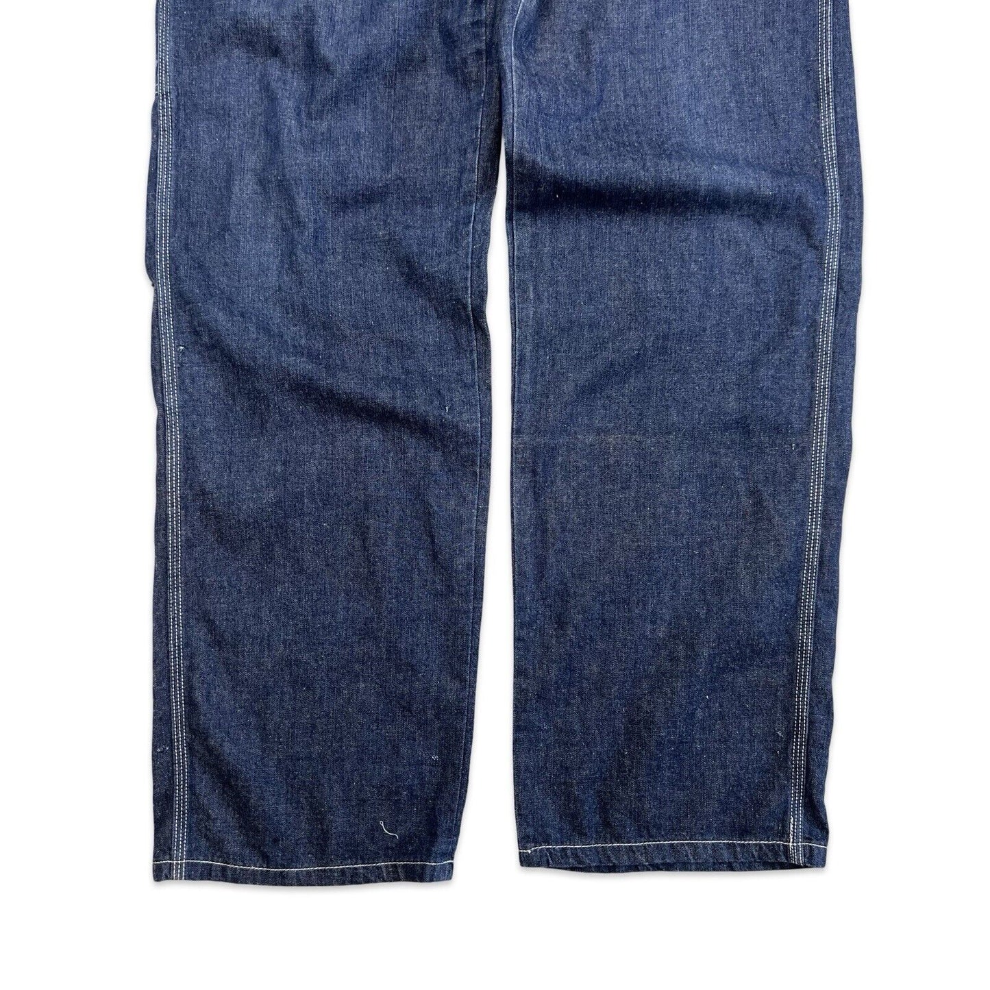 WRANGLER BLUE BELL LADIES DENIM DUNGAREES ROCKABILLY USA WORKWEAR LADY 34”W 34”L