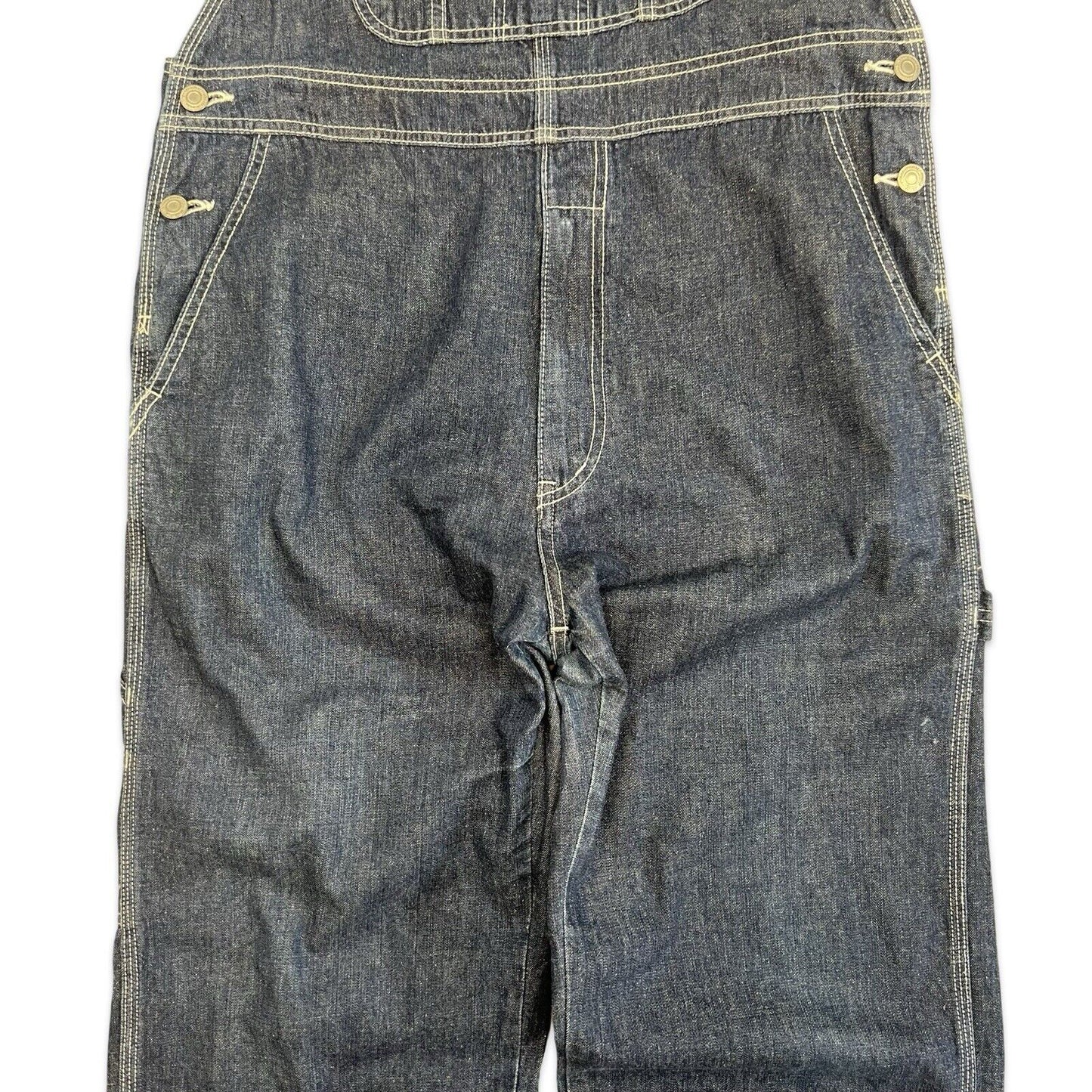 WRANGLER BLUE BELL LADIES DENIM DUNGAREES ROCKABILLY USA WORKWEAR LADY 34”W 34”L