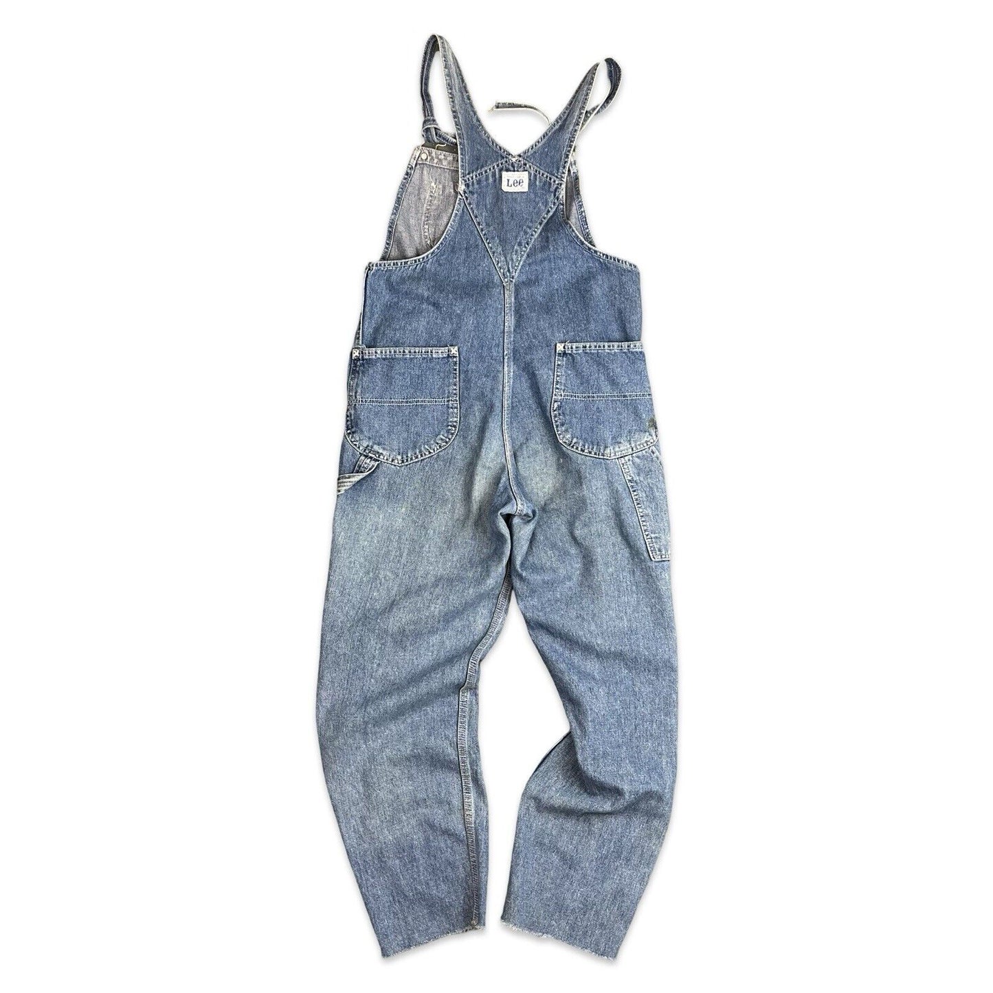VTG LEE USA WORKWEAR DENIM DUNGAREES ROCKABILLY HOT ROD 28”W 26”L