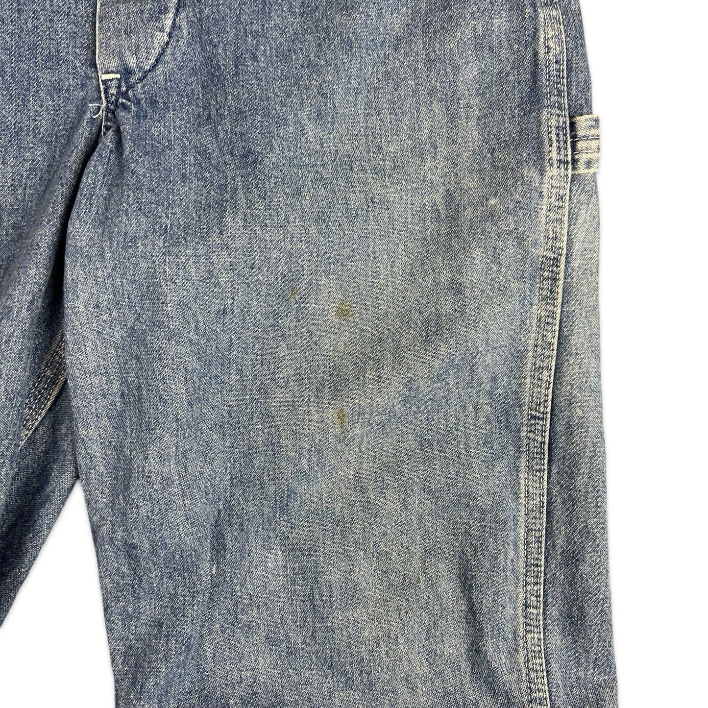 VTG LEE USA WORKWEAR DENIM DUNGAREES ROCKABILLY HOT ROD 28”W 26”L