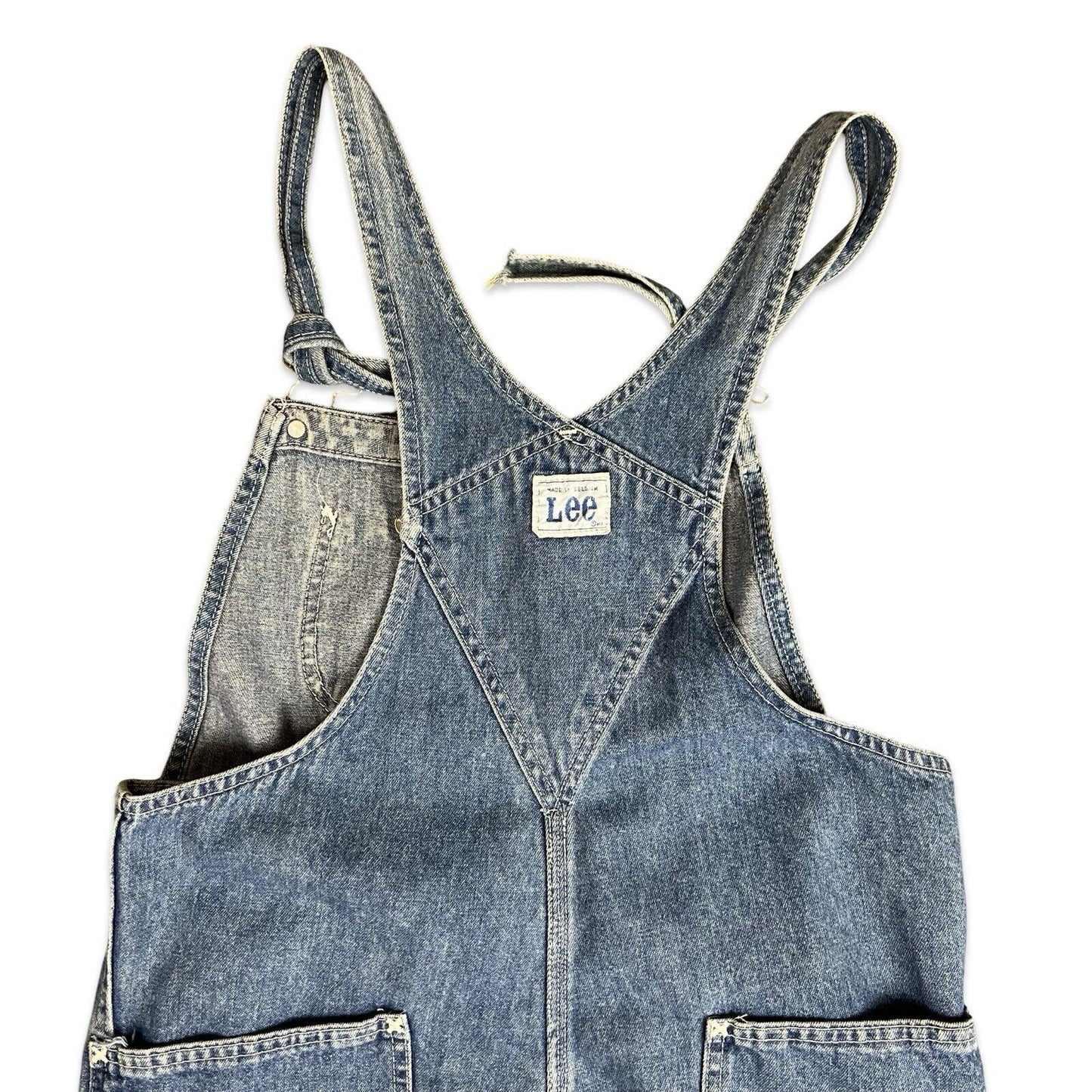 VTG LEE USA WORKWEAR DENIM DUNGAREES ROCKABILLY HOT ROD 28”W 26”L