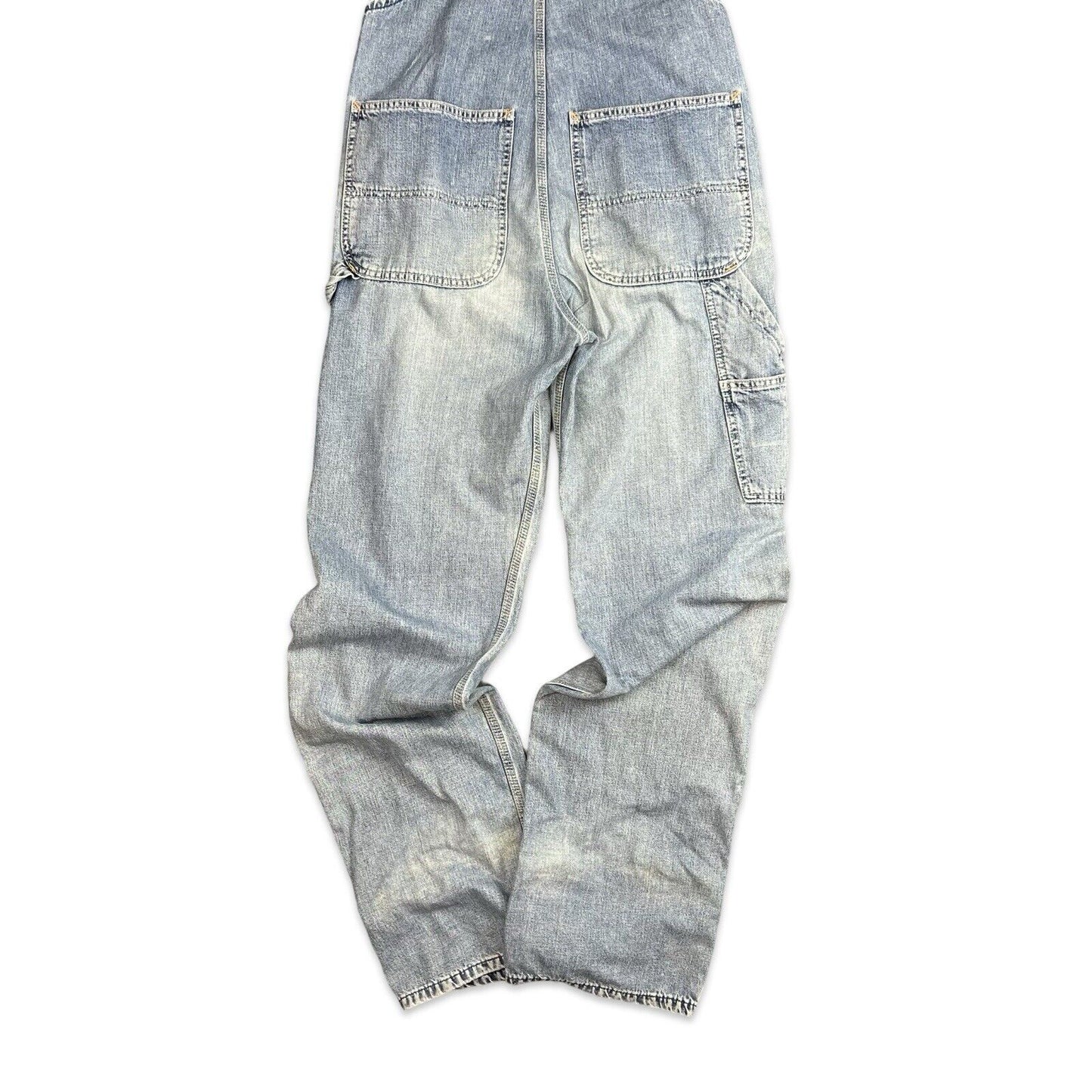 VTG EDWIN JAPAN 101 ONE O ONE DENIM DUNGAREES USA WORKWEAR ROCKABILLY 27 W 33 W