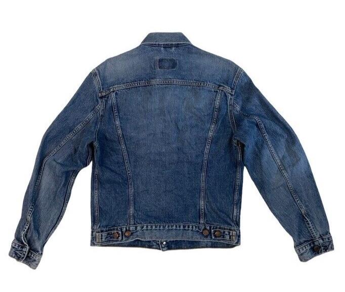 VTG 90s LEVIS RED TAB TYPE 3 TRUCKER DENIM JACKET LVC ROCKABILLY MOD SKINS S 38