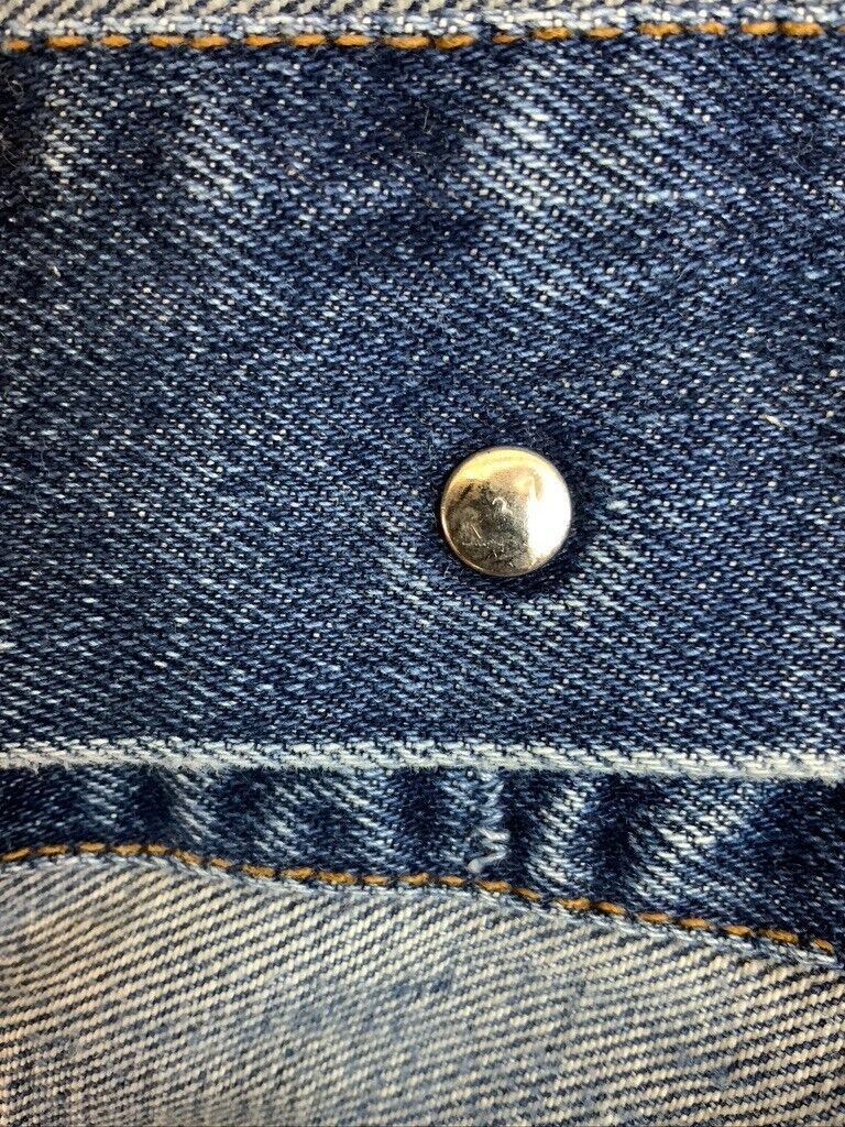 VTG 90s LEVIS RED TAB TYPE 3 TRUCKER DENIM JACKET LVC ROCKABILLY MOD SKINS S 38