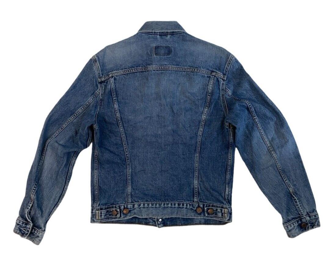VTG 1980S LADIES CANADIAN LEVIS RED TAB TYPE 3 TRUCKER DENIM JACKET MOD XS 37