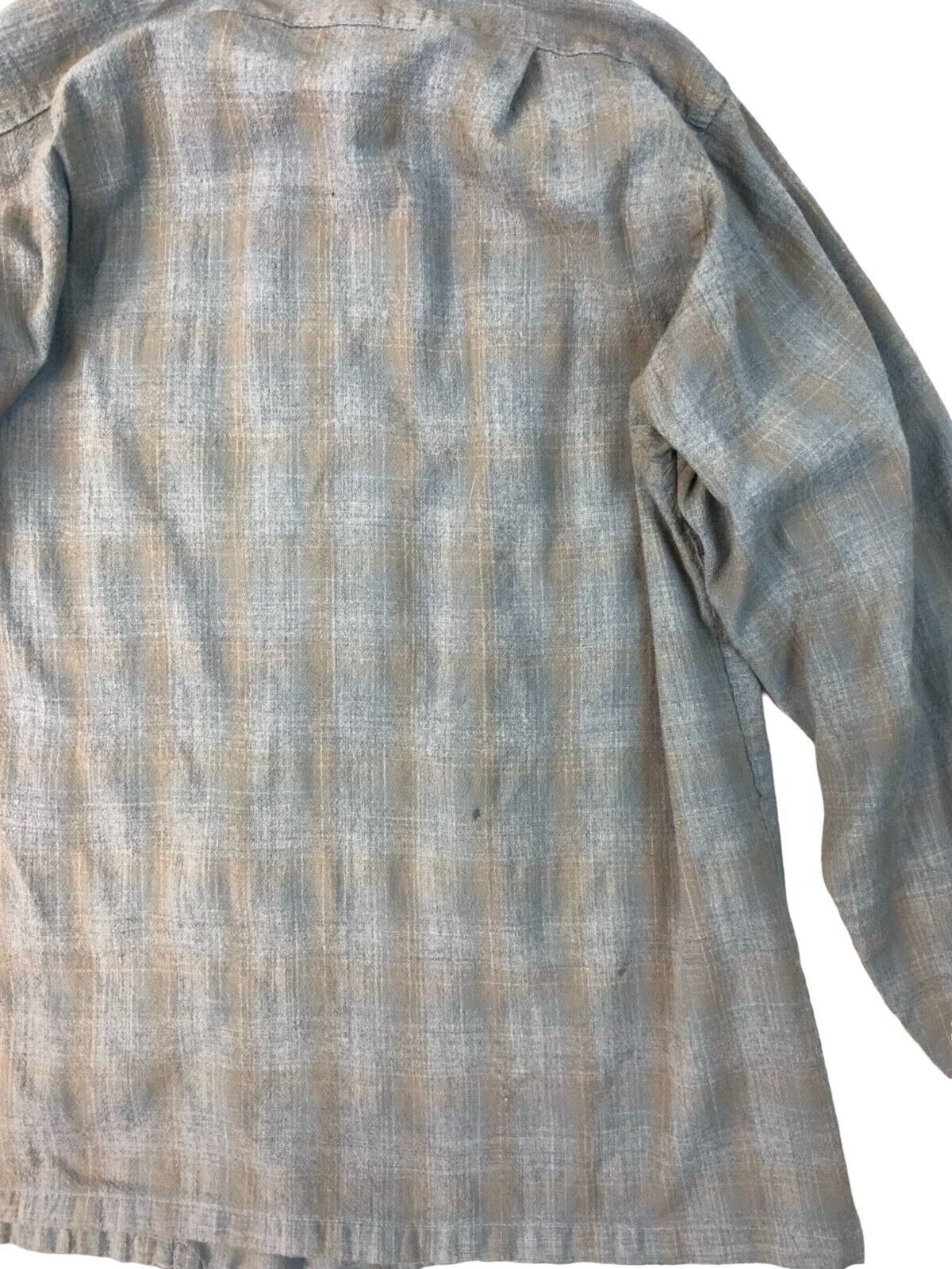 VTG 1962 USA SIR PENDLETON PLAID VIRGIN WOOL SHIRT ROCKABILLY HOT ROD S 38”