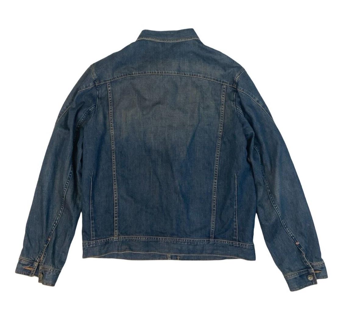 VTG STYLE LEE UNION MADE SANFORIZED PLEAT FRONT DENIM CHORE JACKET XL 44”