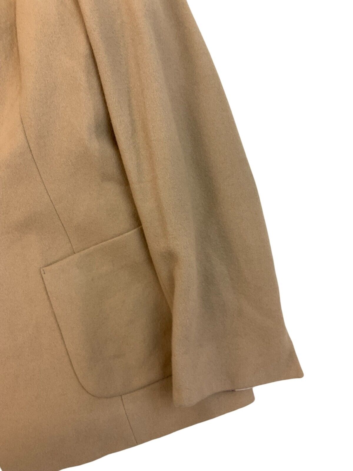 BURBERRY CASHMERE BLEND BLAZER JACKET BEIGE SIZE M