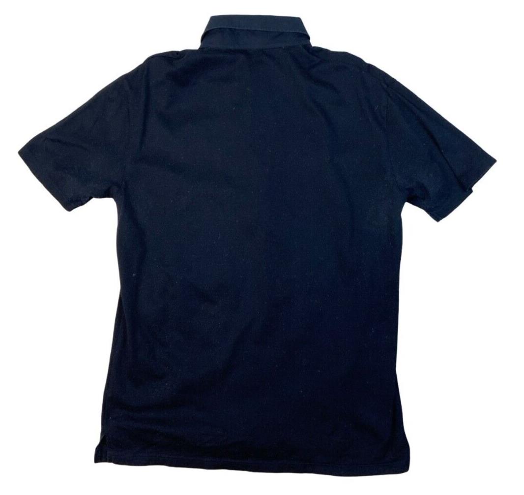 BURBERRY BLACK LABEL SHORT SLEEVE POLO SHIRT NAVY BLUE PINK S
