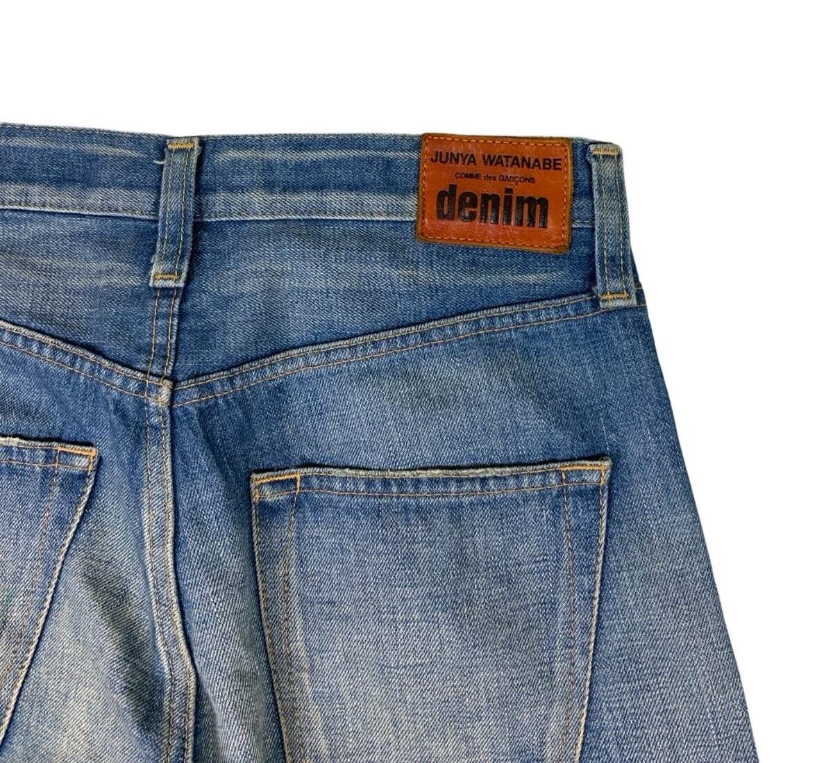 JUNYA WATANABE COMME DES GARCONS STRAIGHT LEG SELVEDGE JEANS SIZE 28W 28L