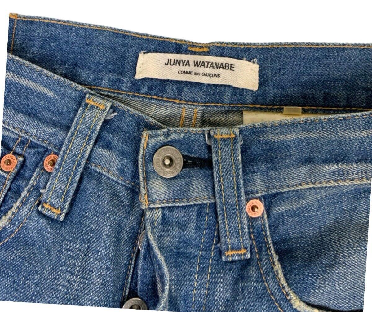 JUNYA WATANABE COMME DES GARCONS STRAIGHT LEG SELVEDGE JEANS SIZE 28W 28L