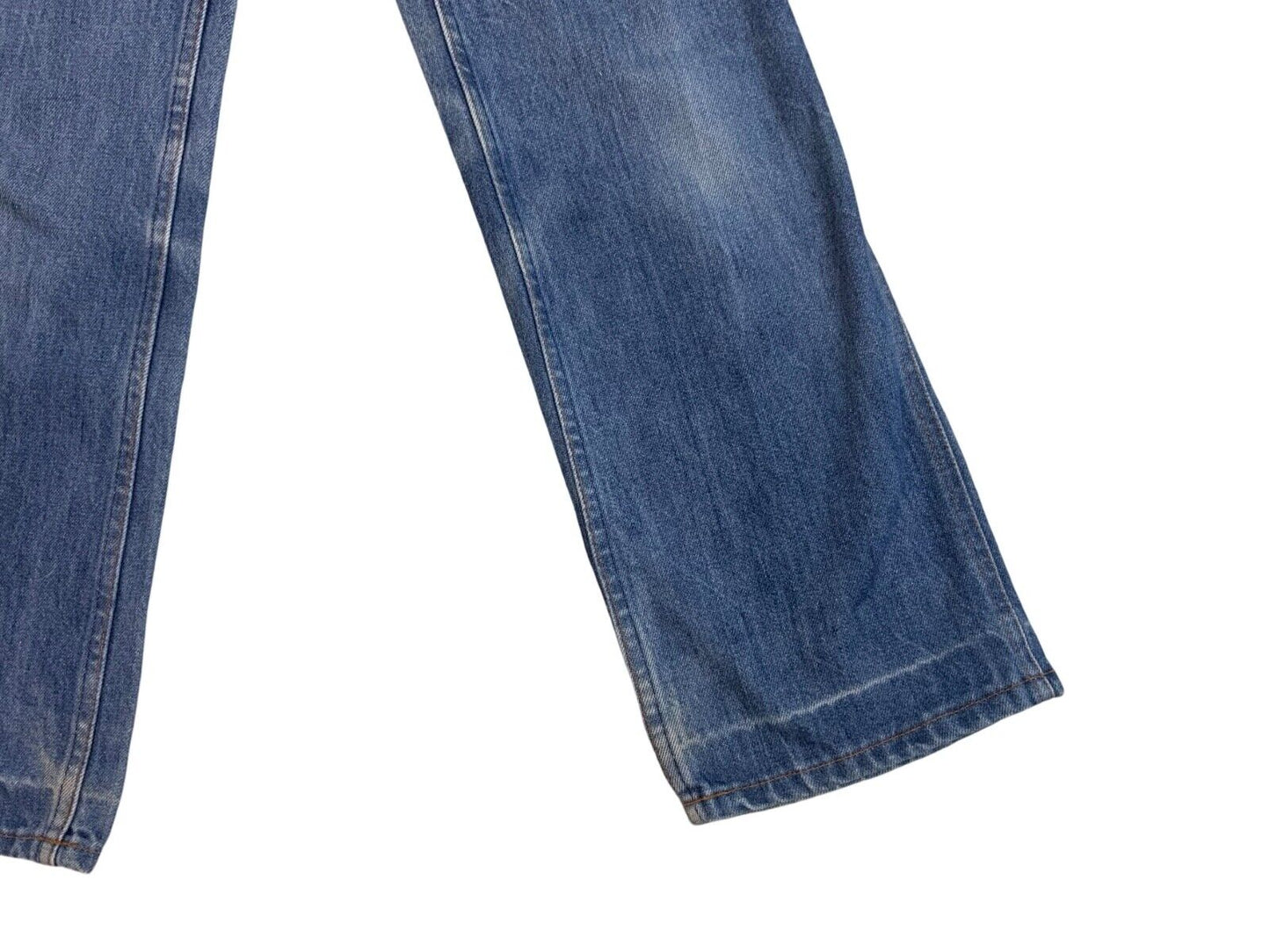 VTG 80s UNISEX LEVIS ORANGE TAB DENIM DUNGAREES WORKWEAR ROCKABILLY XS 25” WAIST