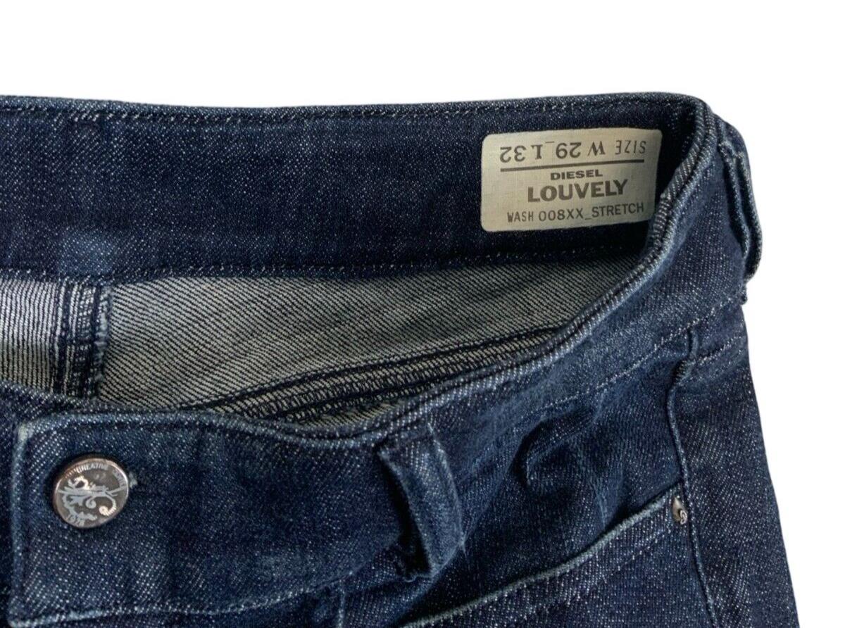 VTG Y2K DIESEL DARK BLUE INDIGO FLARED JEANS SIZE 29W 32L