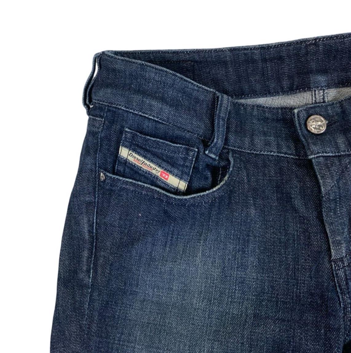 VTG Y2K DIESEL DARK BLUE INDIGO FLARED JEANS SIZE 29W 32L