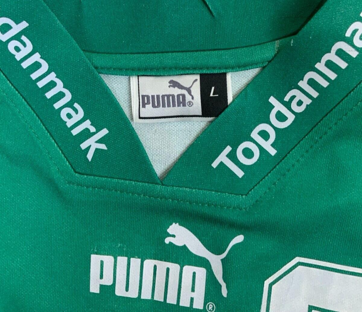 90s VIBORG HANDBOLD KLUB HEIDI ASTRUP SIGNED AUTOGRAPHED DENMARK SHIRT SIZE L