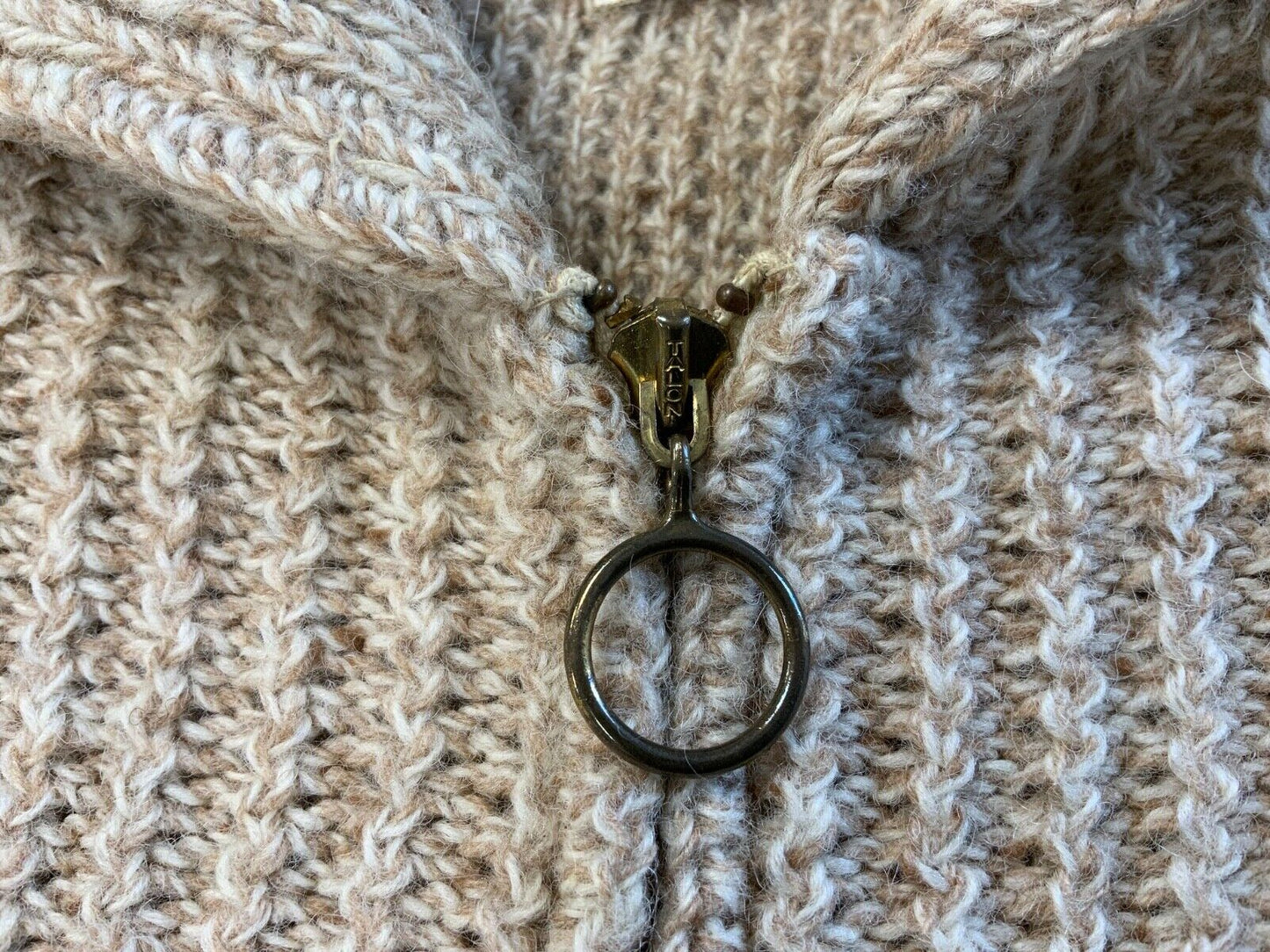 VTG 70s USA PENDLETON WOOLEN MILLS HIGH GRADE WESTERN WEAR WOOL CARDIGAN S 38”