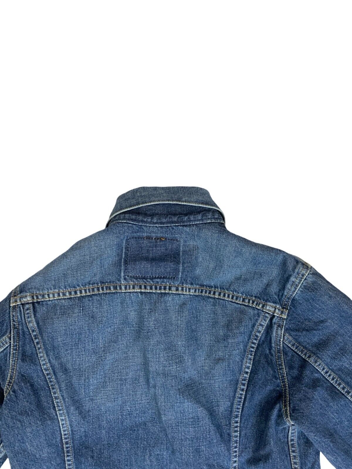 VTG 90s LEVIS BIG E TYPE 3 TRUCKER DENIM JACKET JAPANESE MOD SKINS LVC XS 34