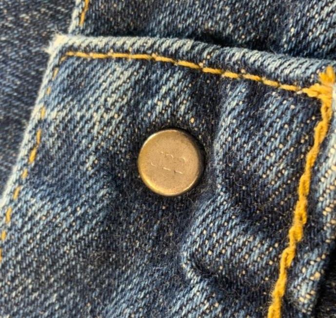 VTG 90s LEVIS BIG E TYPE 3 TRUCKER DENIM JACKET JAPANESE MOD SKINS LVC XS 34