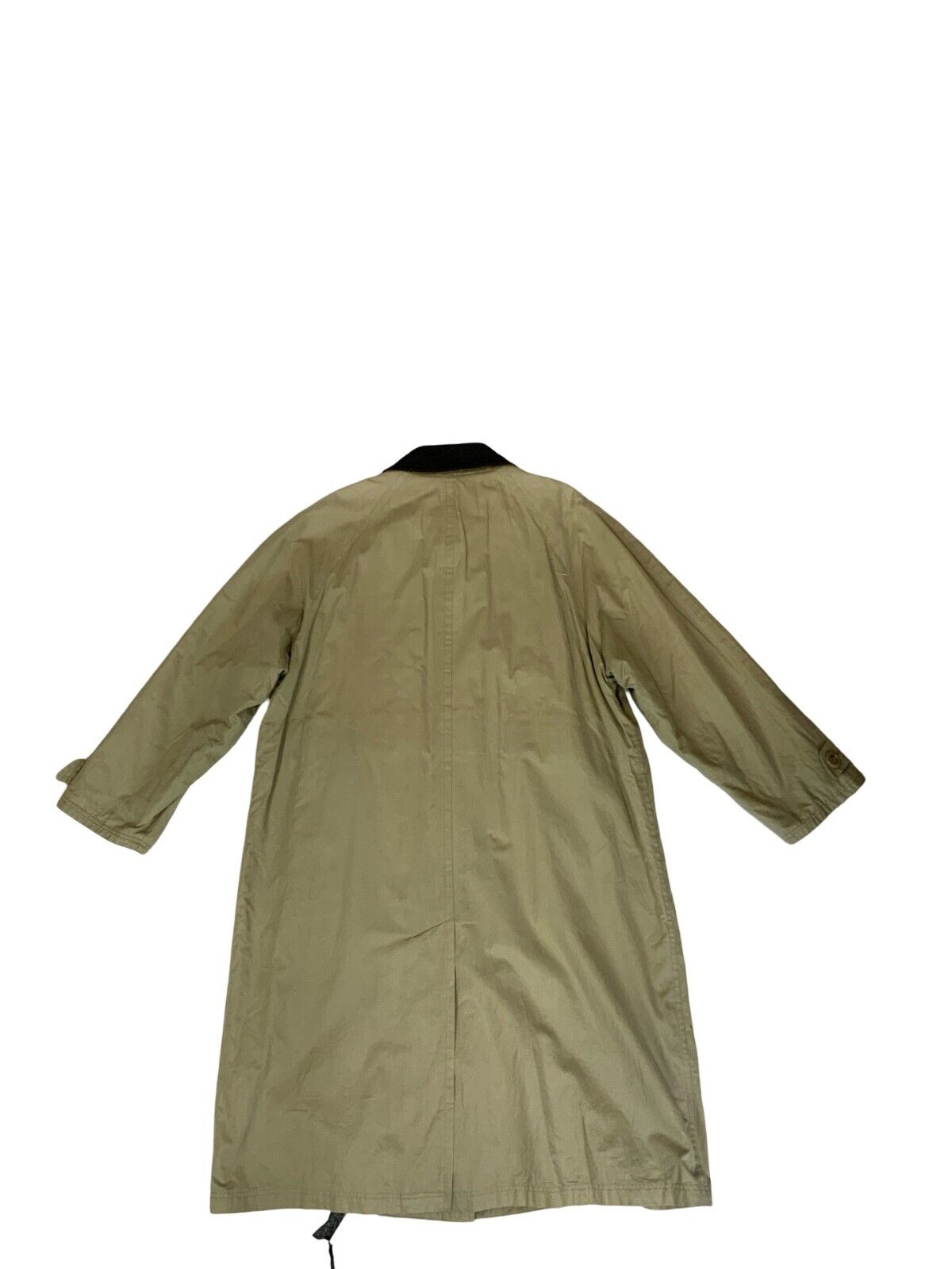 VTG 90s HUGO BOSS BIEGE KHAKI PADDED TRENCH COAT MAC SIZE XL