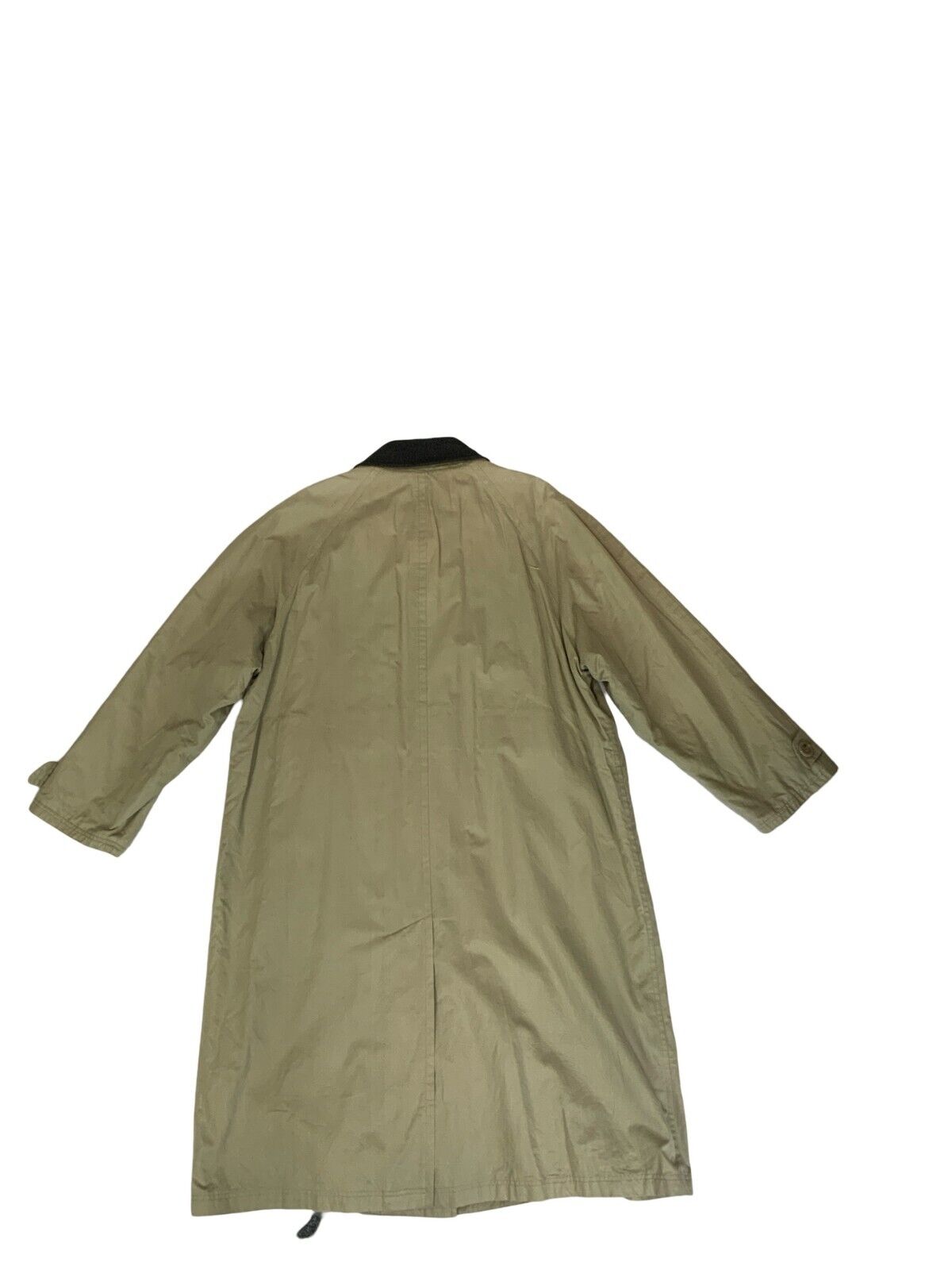 VTG 90s HUGO BOSS BIEGE KHAKI PADDED TRENCH COAT MAC SIZE XL