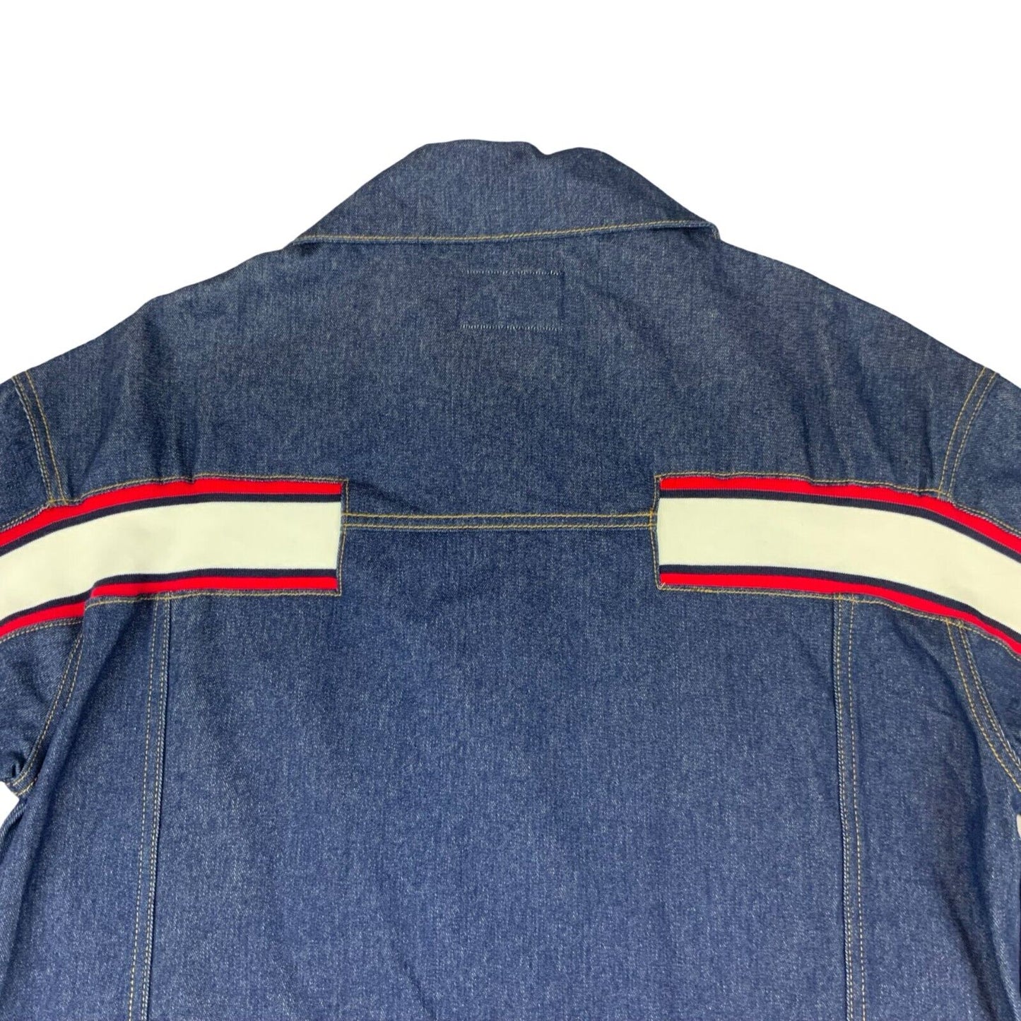 VTG 00s MP STUDIOS MASON PRINCE INDIGO RAW DENIM JACKET XL