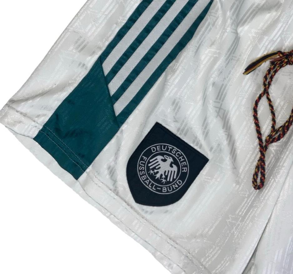 VTG 90S ADIDAS OFFICIAL DEUTSCHER GERMAN FC SPORTS AWAY SHORTS S M