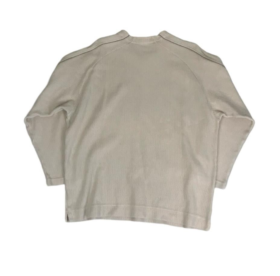 VTG Y2K NIKE BEIGE CREAM CASUAL SKATER CREWNECK SWEATSHIRT X-LARGE