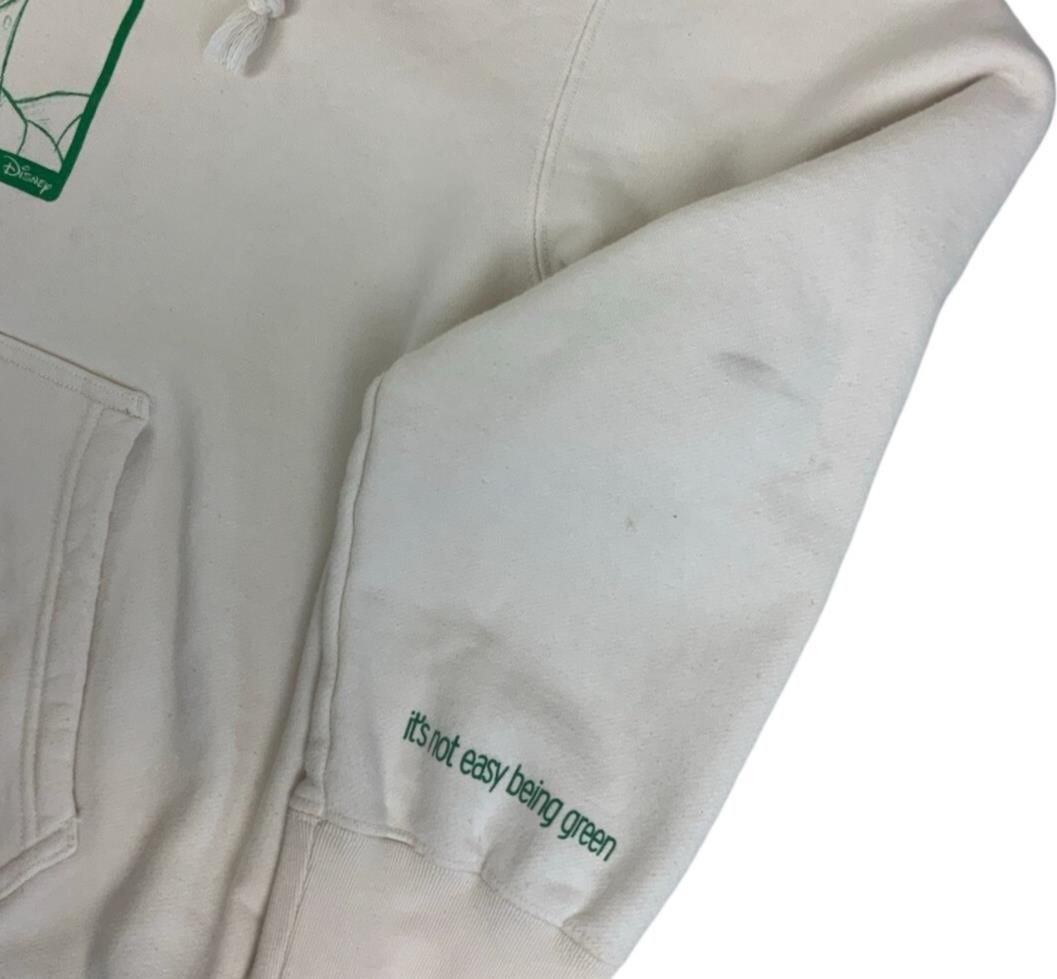 VTG 90S DISNEY PIXAR ADIDAS WHITE TOY STORY "REX" HOODIE LARGE