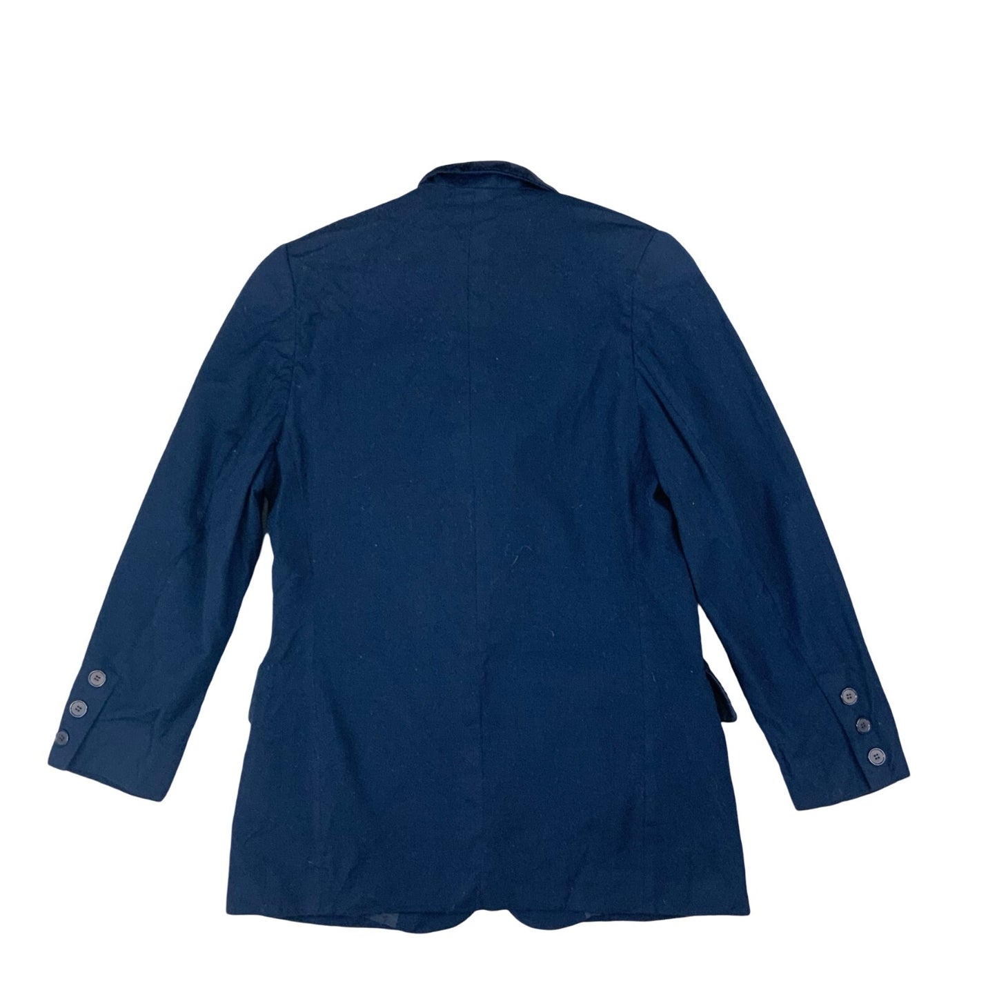 VTG 90s GIVENCHY NAVY BLUE WOOLLEN BLAZER SIZE UK 8 10