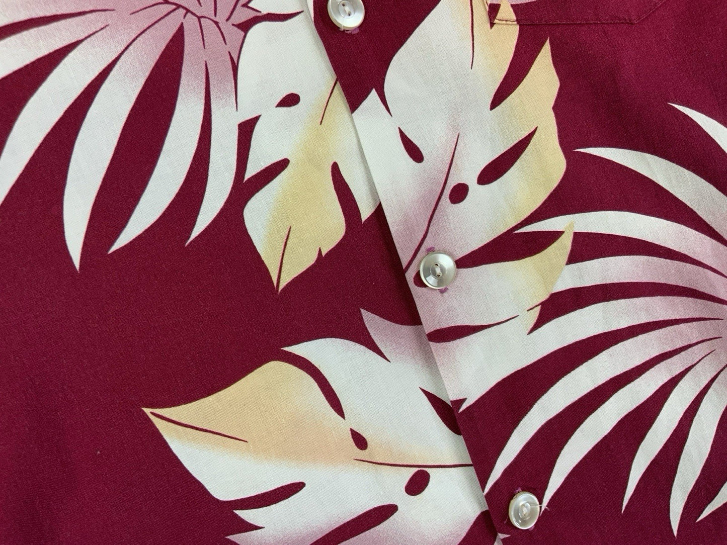 VTG LIVE HONOLULU MADE IN HAWAII HAWAIIAN ALOHA SHIRT TIKI ROCKABILLY SURF S 36”
