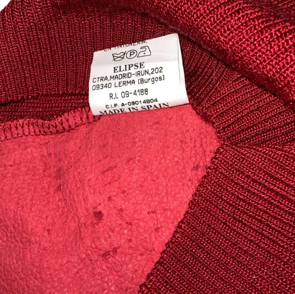 'AMARA ARZUAGA' RED SUEDE KNITTED FESTIVAL BOHO CROP VEST TOP XS 4 6