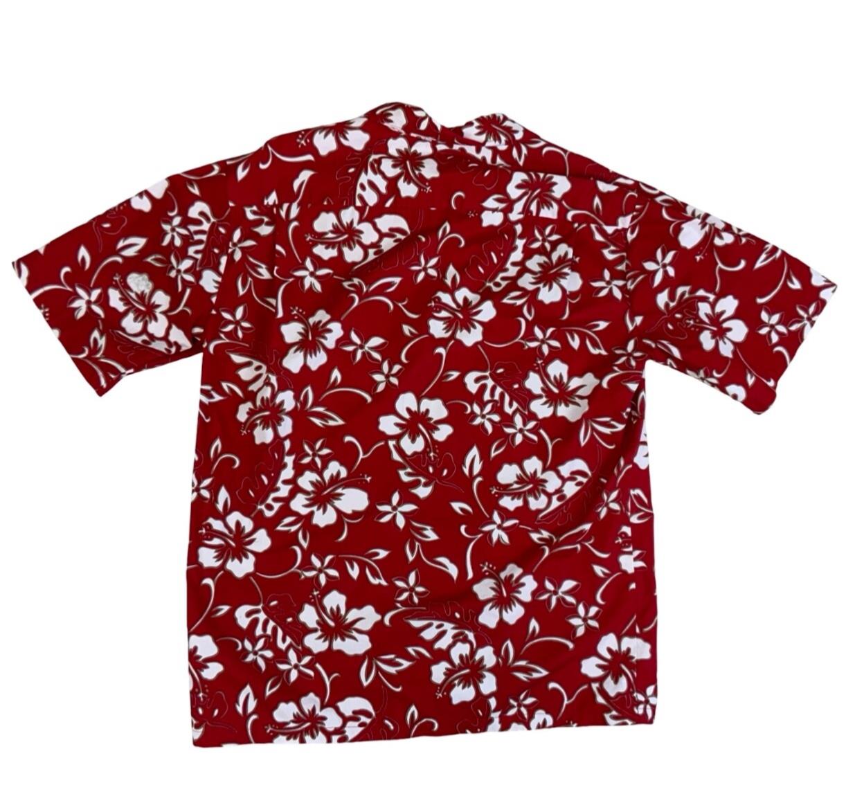 VTG HILO HATTIE HAWAIIAN MADE ALOHA SHIRT COTTON TIKI ROCKABILLY M 40”