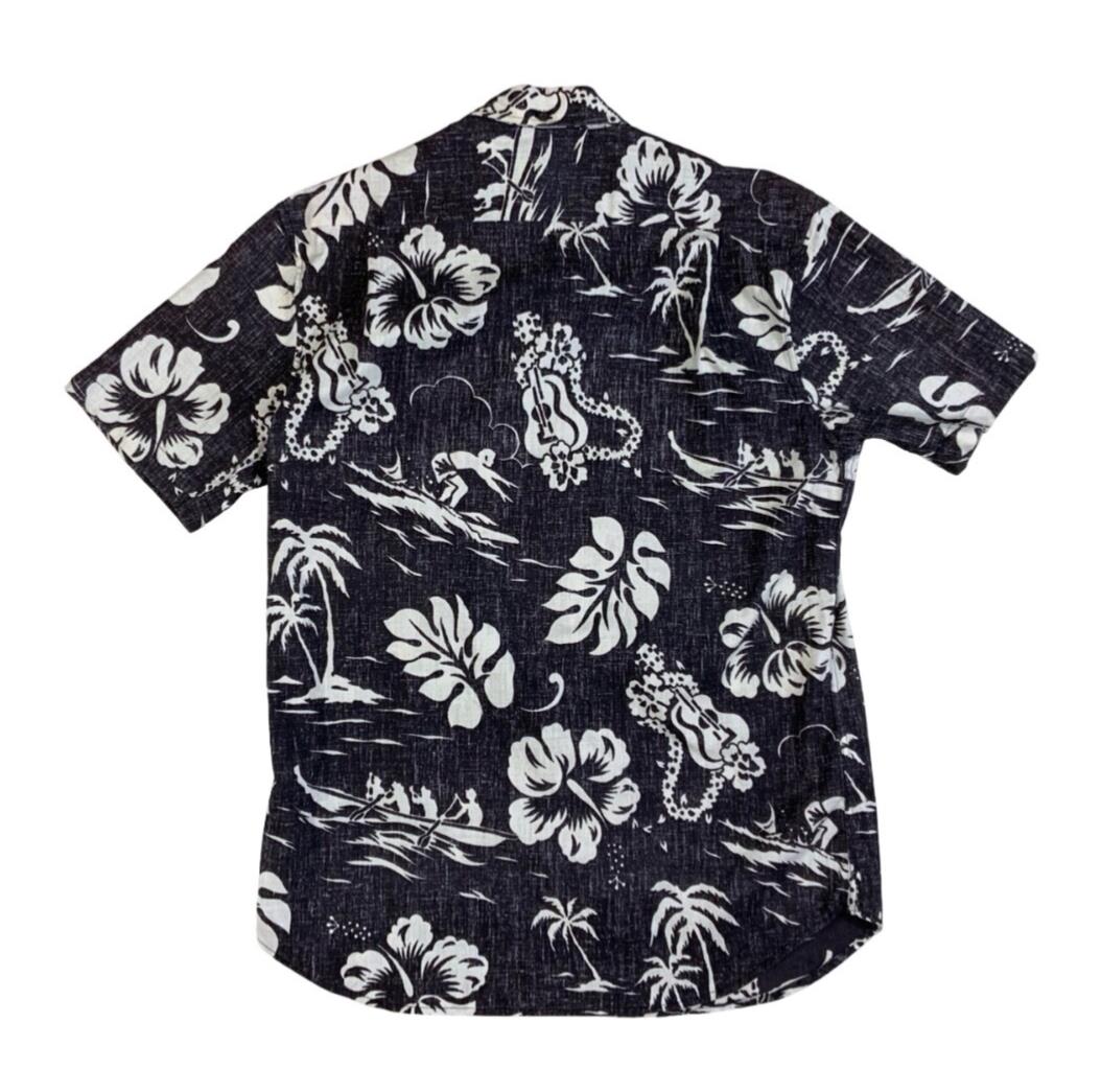 VTG REYN SPOONER HAWAIIAN MADE ALOHA SHIRT COTTON TIKI ROCKABILLY M 40”