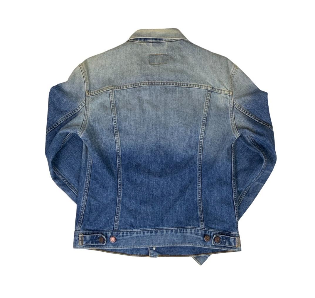 VTG 90s 00s y2k LEVI'S 'FOR GIRLS' STONE WASHED DISTRESSED DENIM JACKET SMALL 10