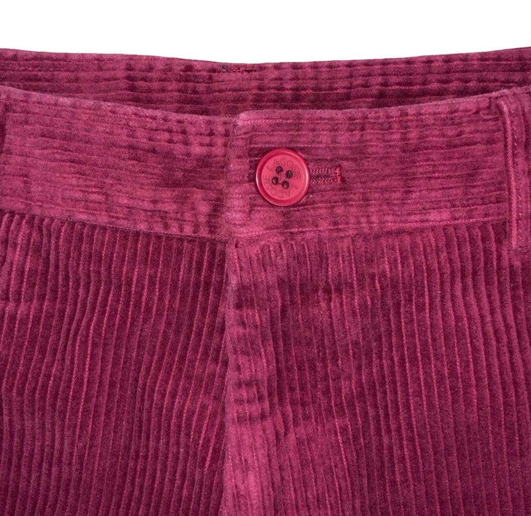 VTG 90s y2k 'LACOSTE' PINK CORDUROY SUMMER BEACH HOLIDAY SHORTS M 12 14
