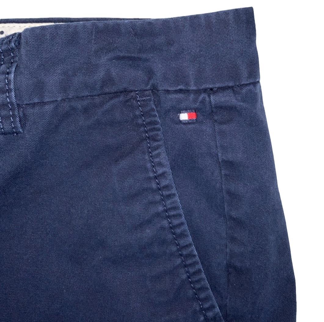 VTG 90s 'TOMMY HILFIGER' NAVY BLUE SUMMER BEACH HOT PANTS SHORT SHORTS S 10
