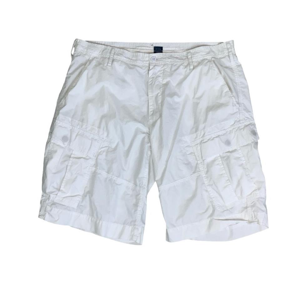 VTG 90s POLO by RALPH LAUREN WHITE CARGO BEACH SUMMER HOLIDAY SHORTS M 14
