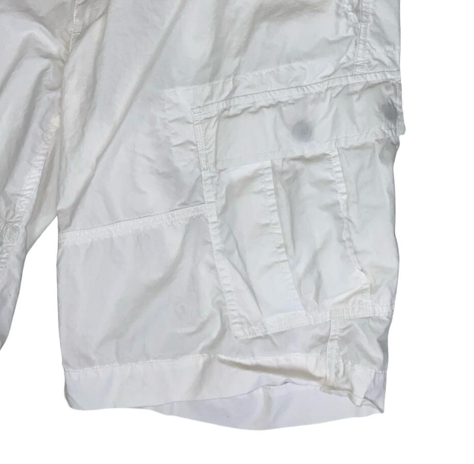 VTG 90s POLO by RALPH LAUREN WHITE CARGO BEACH SUMMER HOLIDAY SHORTS M 14
