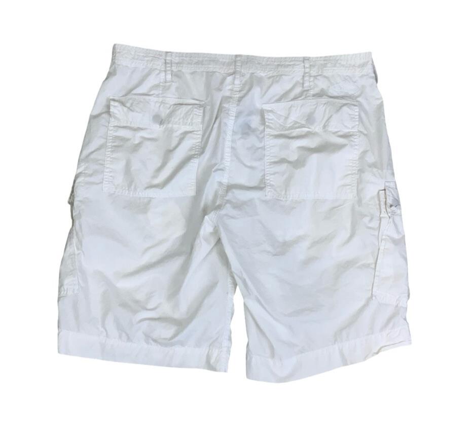 VTG 90s POLO by RALPH LAUREN WHITE CARGO BEACH SUMMER HOLIDAY SHORTS M 14